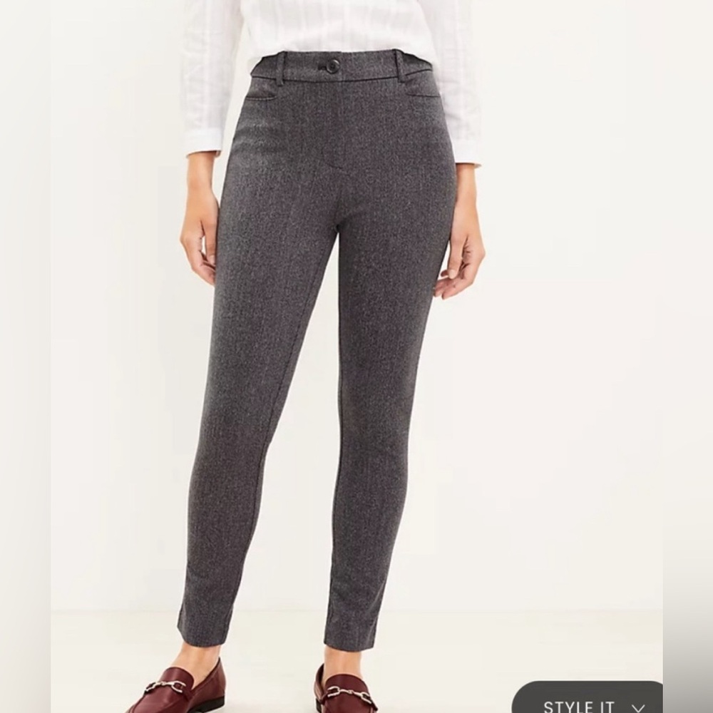 Loft the Sutton Skinny curvy pants